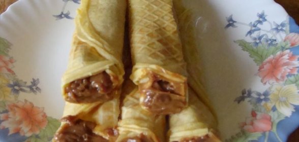 Трубочки со сгущенкой