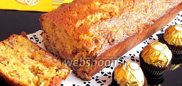 Морковный кекс с изюмом