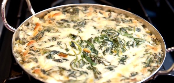 Сливочный шпинат