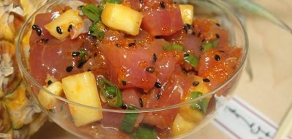 Желто-Пёрый с Икрой Летучей Рыбы и Ананасом ! ! !