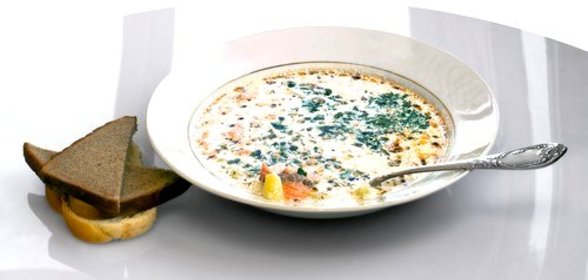 Суп из трески с овощами по‑норвежски