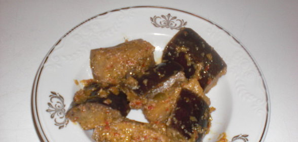 Маринованные баклажаны.( вариант )