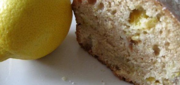 Кекс лимонный с корицей