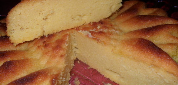 Бразильский кукурузный кекс Bolo de fubá