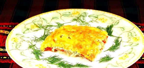 Судак кусочками, запеченный в духовке
