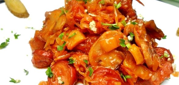 Бигус с грибами