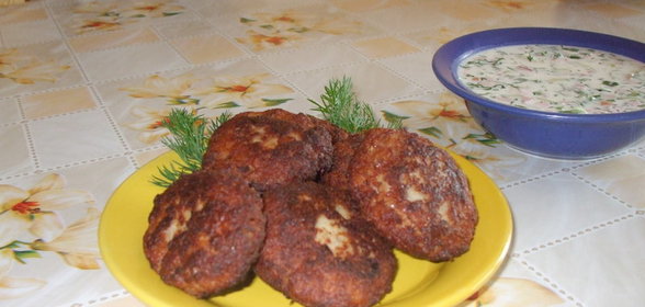 Котлетки к окрошечке картофельно-мясные