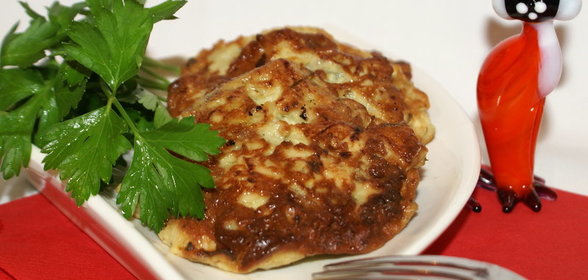 Куриные оладьи с индийской ноткой