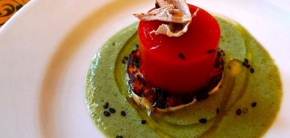 Заправка из баклажанов и кориандра