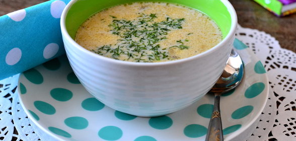 Грибной суп с сыром