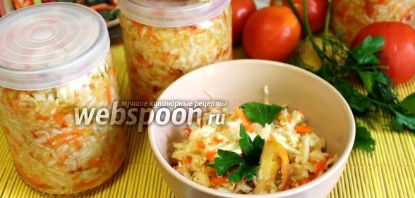 Салат из капусты с хреном на зиму