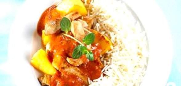 Индейка с ананасом