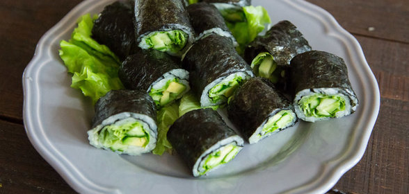 Роллы с кольраби