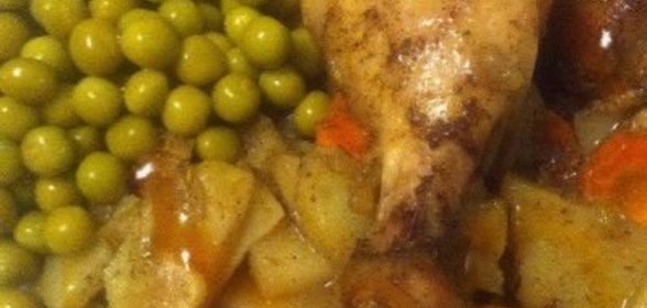 Куриные ножки и гарнир