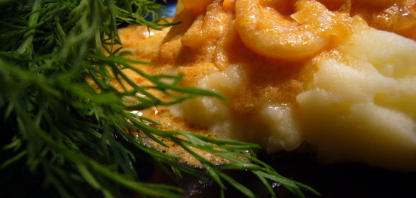 Суп черничный с клецками