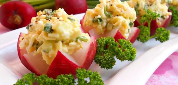 Редис фаршированный