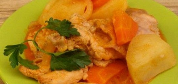 Рагу из кролика с картофелем