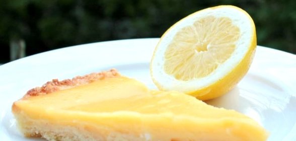 Песочный лимонный пирог