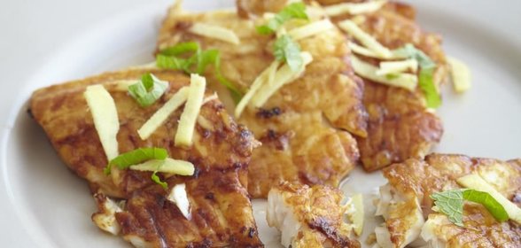 Филе тилапии в имбирном маринаде