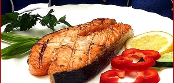 Шашлык из форели на решетке