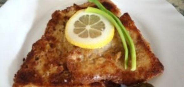 Треска в панировке жареная