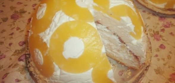 Торт Ананасы на снегу