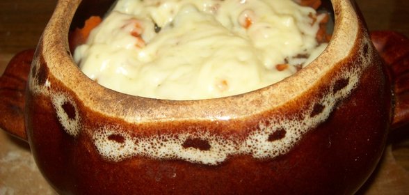 Мясо в горшочках с овощами(вариант один из многих)