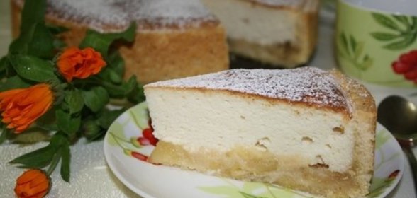 Сырный тарт с яблоками(Нормандия). (Дуэль)