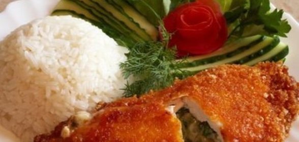 Куриная грудка, фаршированная грибами