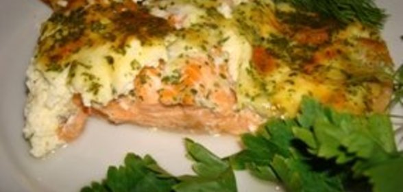 Форель в сырных сливках