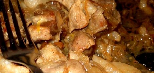 Свинина в утятнице