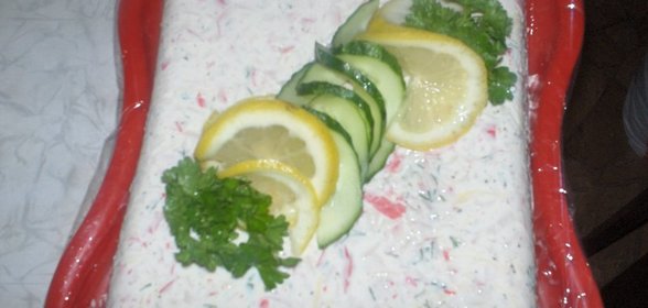 Крабовое бланманже