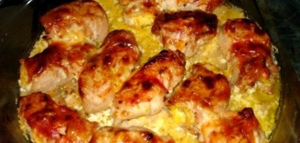 Куриные рулетики с сыром