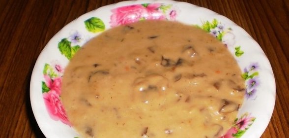 Грибной соус из сушеных грибов