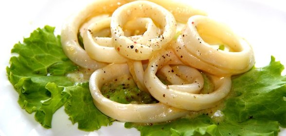 Кальмар в сметанном соусе