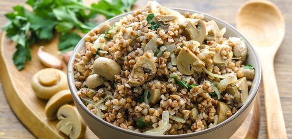 Гречневая каша с грибами
