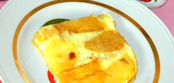 Яичница с яблоками