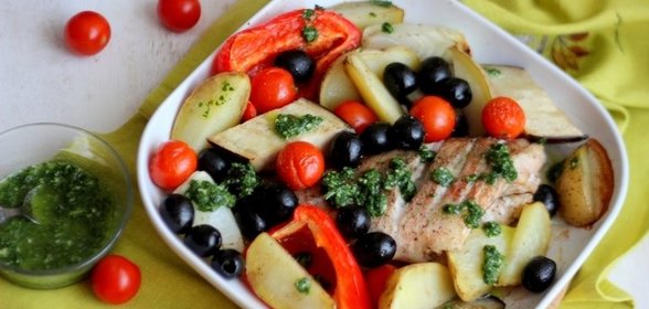 Морской окунь по-средиземноморски