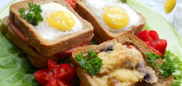 Горячие бутерброды на завтрак