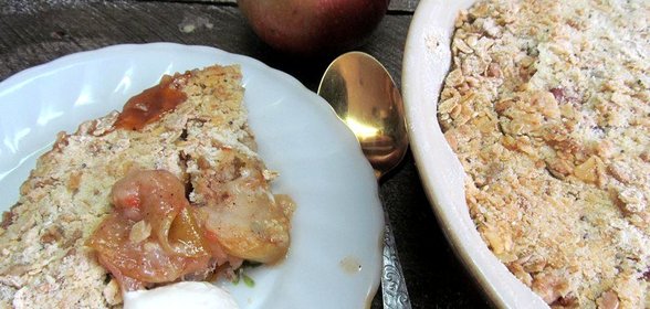 Яблочный гратен