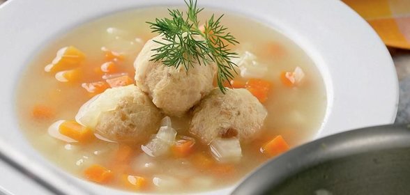 Суп с фрикадельками из трески