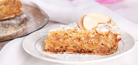 Насыпной яблочный пирог