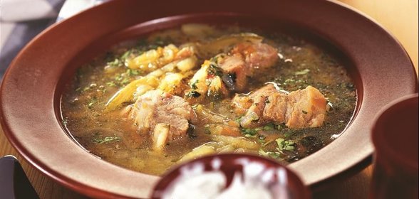 Картофельный суп по-латышски