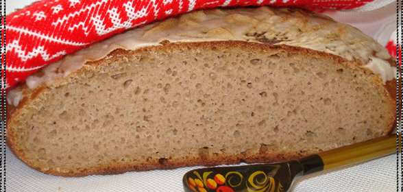 Хлеб Миндальное молоко с посвящением моей землячке