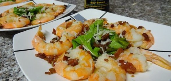 Креветки под Соусом из Маракуйи