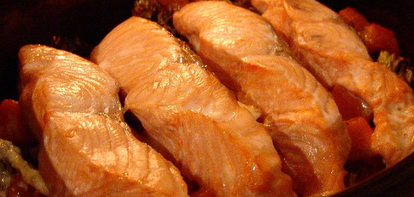 Скоро Новый Год-Семга запеченная