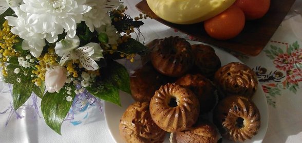 Кексы из ржаной муки