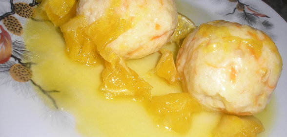 Фрикадельки из моркови и творога с цукатами в апельсиново-медовой глазури