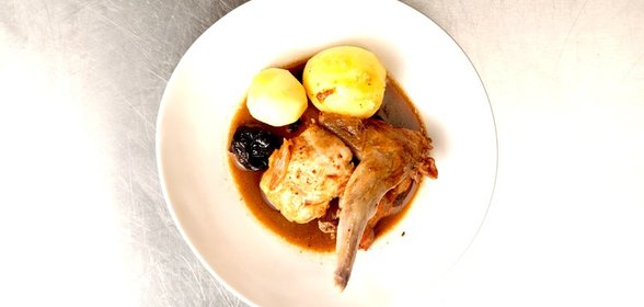 Кролик в пиве