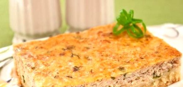 Пирог с консервированной рыбой